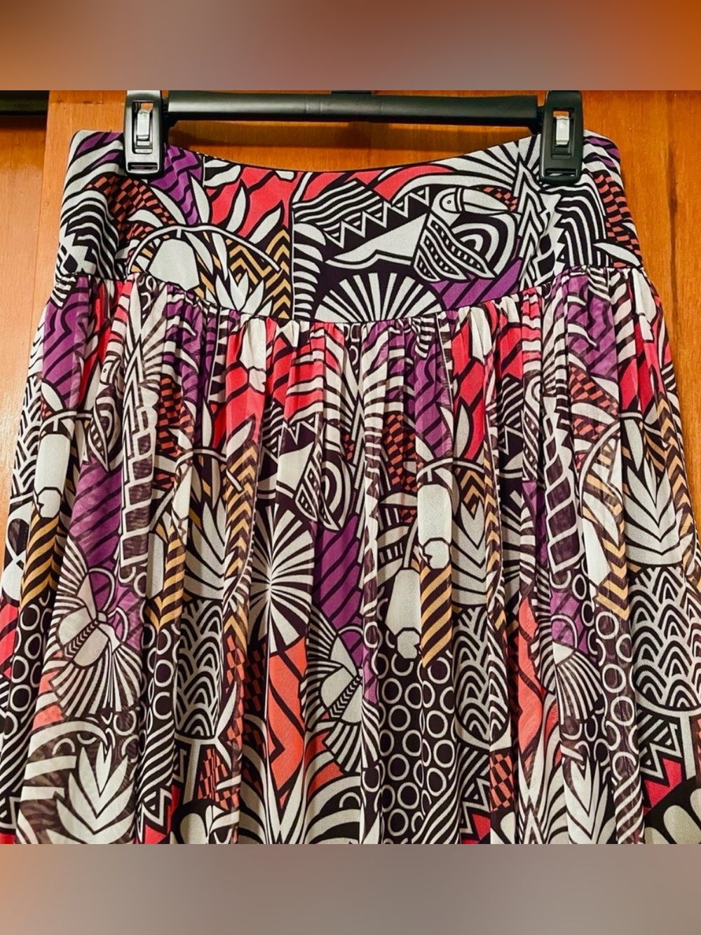 Farm Rio Anthropologie Tropical Print Maxi Skirt - Picture 7 of 11